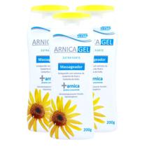 Kit Gel de Arnica Extra Forte 200g - 3 Unidades Kit Gel de Arnica Extra Forte 200g - 3 Unidades
