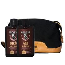 Kit Gel de Barbear + Loção Pós Barba Muchacho Classic + Necessaíre Muchacho Monterrey