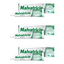 Kit Gel Dental Antisséptico Malvatricin C/ 3 Cx De 50g Cd