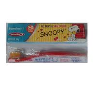 Kit Gel Dental Snoopy + Escova Dental Dk Vermelha - BAMBINOS 1 SNOOPY