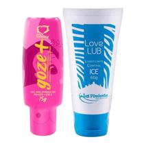 Kit Gel Excitante Feminino Goze + Love lub Ice 60g