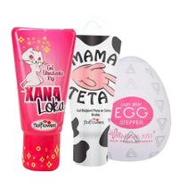 Kit Gel Excitante Umectante, Gel Beijável e Estimulador íntimo masculino Egg Kit Gel Excitante Umectante, Gel Beijável e Estimulador íntimo masculino Egg