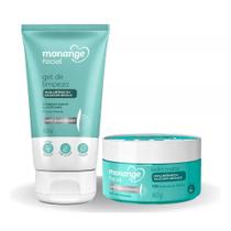 Kit Gel Facial + Creme Facial Monange Anti-Oleosidade