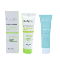 Kit Gel Hidratante Facial Proteção Urbana + 01 Primer Hidratante Ácido hialurônico Ruby Rose