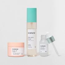 Kit Gel Hidratante Facial + Tônico + Sérum com Ácido Hialurônico (3 Produtos)