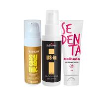 Kit Gel Íntimo Neutro, Gel Aromático Beijável e Gel Umectante Feminino
