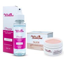 Kit Gel Led Uv Autonivelante Nude 24g + Prep Spray 120ml