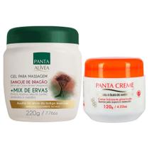 Kit Gel massageador Sangue do Dragão + Mix de Ervas 220 g + Panta Creme Hidratação Corporal 120 g Kit Gel massageador Sangue do Dragão + Mix de Ervas 220 g + Panta Creme Hidratação Corporal 120 g