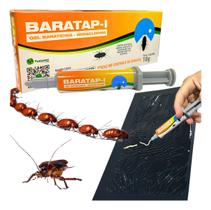 Kit Gel Mata Barata + 5 Placas Adesivas Pega Baratinha