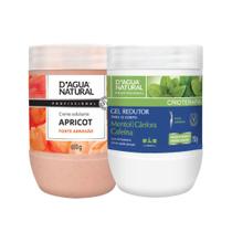 Kit Gel Redutor Cafeína + Esfoliante Apricot Forte Abrasão - DAGUA NATURAL