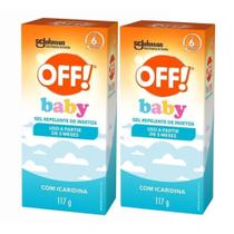 Kit Gel Repelente de Insetos Johnson Off! Baby Com 2 117g