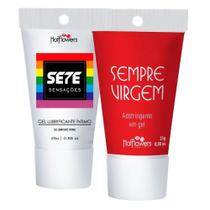 Kit Gel Sete Sensações e Gel Sempre Virgem Adstringente