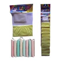 Kit geladinho fliper cremoso 1 cartela 10 unid milho verde