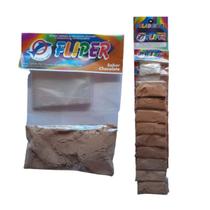 Kit geladinho fliper cremoso 1 cartela 10 unidades chocolate