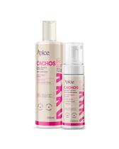 Kit Gelatina 300ml e Mousse 210ml Cachos Nova Fragrância - Ápice