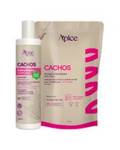 Kit Gelatina 300ml e Refil Ativador 500ml cachos Apice