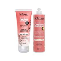 Kit Gelatina e Creme Cachos Abacate & Absinto 250g Nohraan Kit Gelatina e Creme Cachos Abacate & Absinto 250g Nohraan