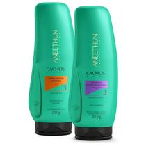 Kit Gelatina e Finalizador Crespos Aneethun Cachos System Kit Gelatina e Finalizador Crespos Aneethun Cachos System