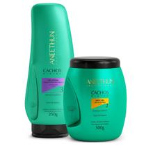 Kit Gelatina e Mascara Cachos Aneethun Linha Cachos System