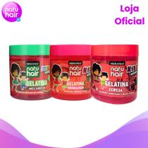 Kit Gelatina Frutas Vermelhas 550g: Melancia + Morango + Cereja Kit Gelatina Frutas Vermelhas 550g: Melancia + Morango + Cereja