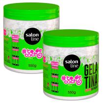 Kit Gelatina Salon Line To De Cacho Não Sai Da Minha Cabeça 550g - 2 Unidades
