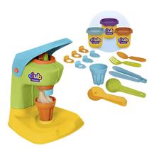 Kit Gelato Massinha De Modelar Brinquedo Club Massa