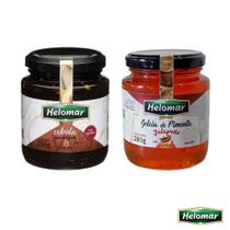 Kit Geleia de Pimenta 280g e Cebola Caramelizada 250g Helomar