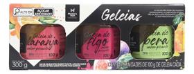 Kit Geleias Italianas Picantes Para Queijo 3x100gr Members