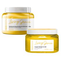 Kit Geleira Hidratante e Esfoliante Living Grace Barbours Beauty Kit Geleira Hidratante e Esfoliante Living Grace Barbours Beauty
