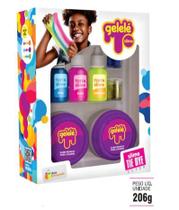 Kit gelele slime faça você mesmo tie dye super