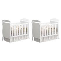 Kit Gêmeos Berço Mini Cama Danny - Reller Móveis