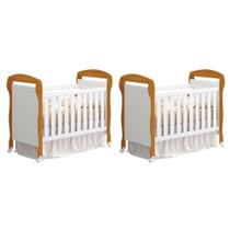 Kit Gêmeos Berço Mini Cama Danny - Reller Móveis