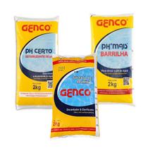 Kit Genco Elevador PH Sulfato de Alumínio E Ph Certo 2kg Kit Genco Elevador PH Sulfato de Alumínio E Ph Certo 2kg