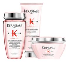 Kit Genesis Hydra Shampoo+ Condicionador+ Máscara Pq KHair