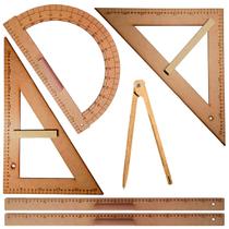 Kit Geométrico Professor Com 2 Réguas 60 cm 1 Esquadro 45 Graus 1 Esquadro 30/60 Graus 1 Transferidor 180 Graus e 1 Compasso Para Giz 40 cm Kit Geométrico Professor Com 2 Réguas 60 cm 1 Esquadro 45 Graus 1 Esquadro 30/60 Graus 1 Transferidor 180 Graus e 1 Compasso Para Giz 40 cm