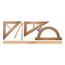 Kit Geométrico Professor Régua Compa Giz Esquadros Transf Sb Kit Geométrico Professor Régua Compa Giz Esquadros Transf Sb