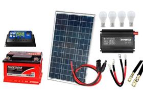 Kit Gerador de Energia Solar Off Grid 60Wp - Resun