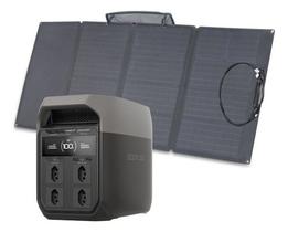 Kit Gerador Delta 3 1800w + Painel Solar 160w Ecoflow