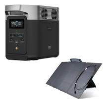 Kit Gerador Energia Delta 2 1024wh 220v + Painel Solar 160w - Ecoflow