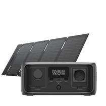 Kit Gerador Energia River 3 245w + Placa Solar 60w Ecoflow