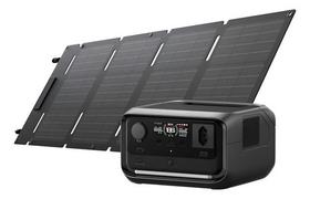Kit gerador river 3 plus 220v com painel 60w ecoflow