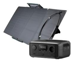 Kit Gerador Solar Ecoflow River 3 220v 256wh + Painel 110w