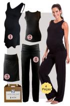 Kit Gestante Basic 4 peças com Calça