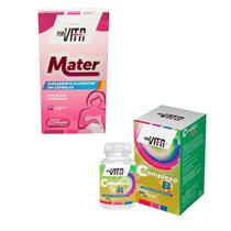 Kit Gestante PenseVita Mater Vitamina com 60 comprimidos + Complexo B com 100 cápsulas Kit Gestante PenseVita Mater Vitamina com 60 comprimidos + Complexo B com 100 cápsulas