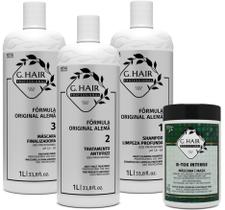 Kit Ghair Escova Alemã + Máscara B-tox Intense Kg Original Kit Ghair Escova Alemã + Máscara B-tox Intense Kg Original