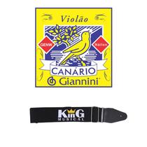 Kit Giannini Canário Nylon Com Bolinha e Correia