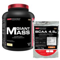 KIT Giant Mass 3 kg + BCAA 4.5 1kg - Bodybuilders
