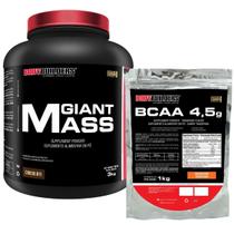 KIT Giant Mass 3 kg + BCAA 4.5 1kg - Bodybuilders KIT Giant Mass 3 kg + BCAA 4.5 1kg - Bodybuilders