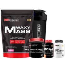 Kit Giant Mass 3Kg+ Glutamina 300G+ Bcaa 100G Tang - Bodybuilders