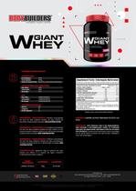 Kit Giant Whey 2Kg (Refil)+ Giant Whey 900G - Bodybuilders